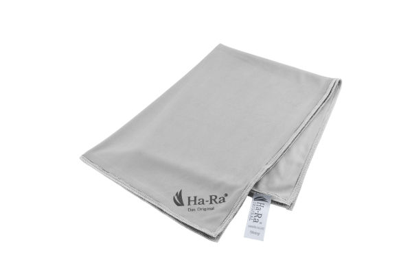 Ha-Ra Shiny - Poliertuch - grau